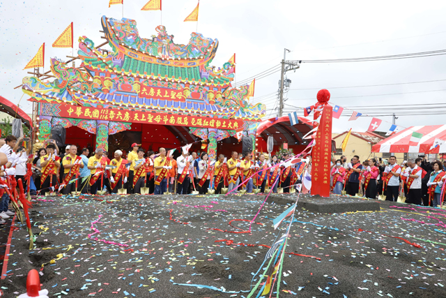 六房天上聖母113-114年斗南股烏瓦磘紅壇動土