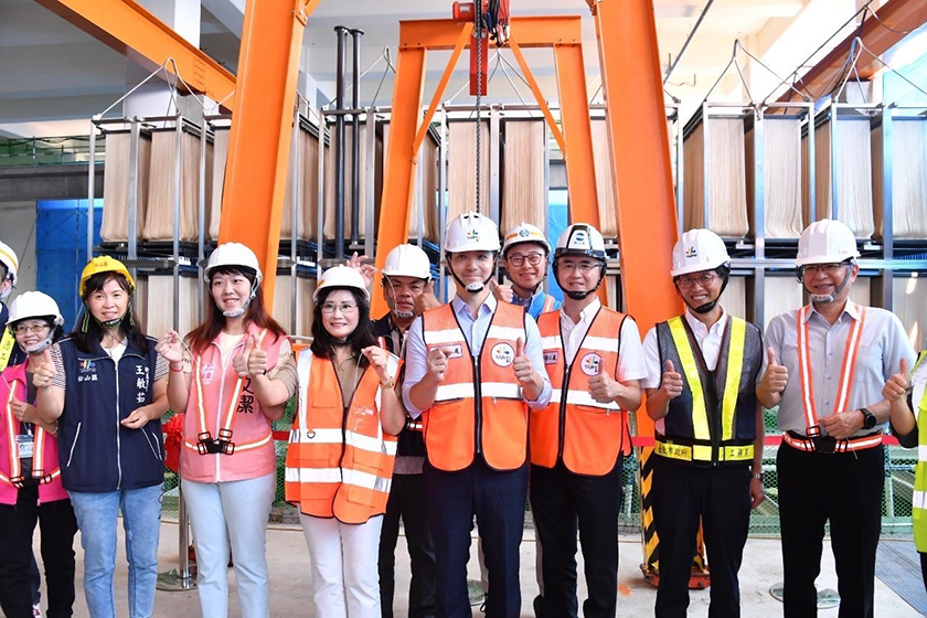 臺北市首座污水MBR薄膜技術系統下水啟用