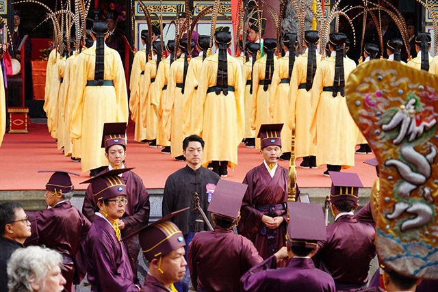 祭孔大典 向所有老師和教育工作者獻上最崇高的敬意和謝意