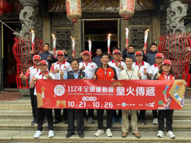 112年全運會聖火傳遞第六日 抵達彰縣 雲縣 嘉義縣市