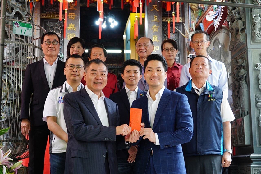 出席臺北火聖廟秋季禮斗法會 蔣萬安祈求消防同仁與北市市民平安順利 ...