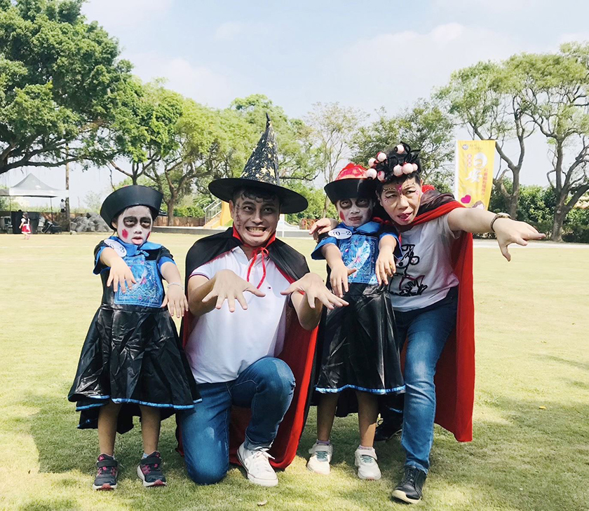 日安布袋社福中心舉辦萬聖節活動