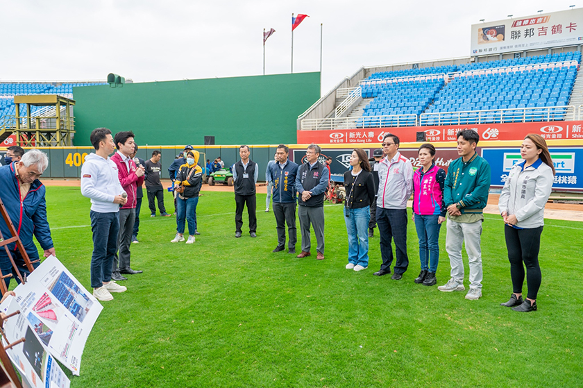 公私協力改善樂天桃園棒球場 預計明（113）年3月底前完工