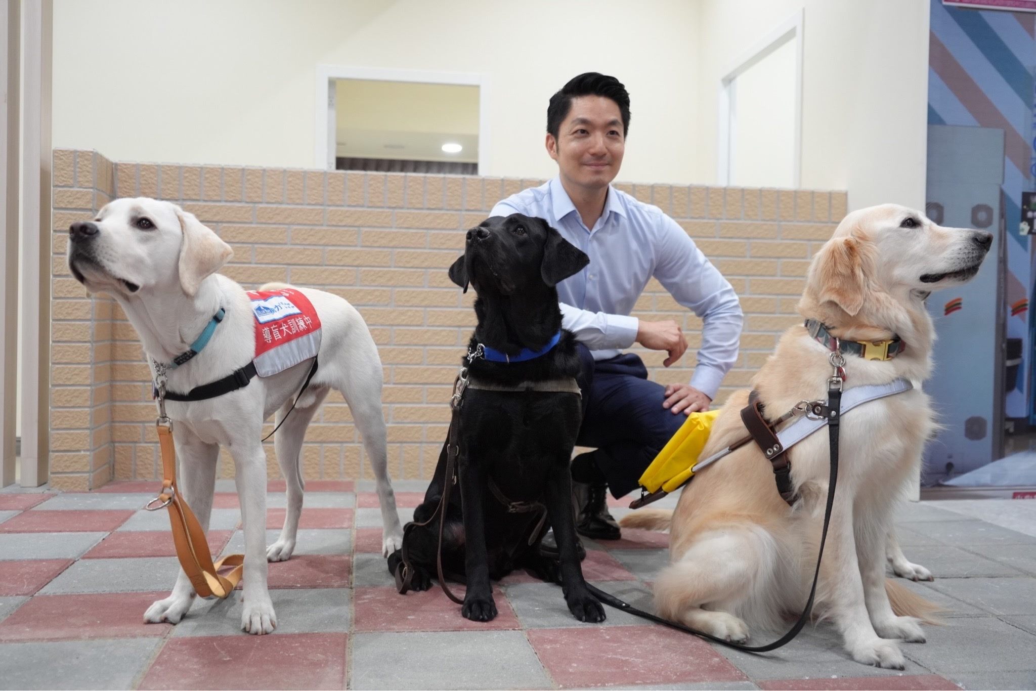 參訪廣慈園區南區輔具中心及視障者生活重建中心，蔣萬安表示讓社福典範擴散到臺北市每 ...