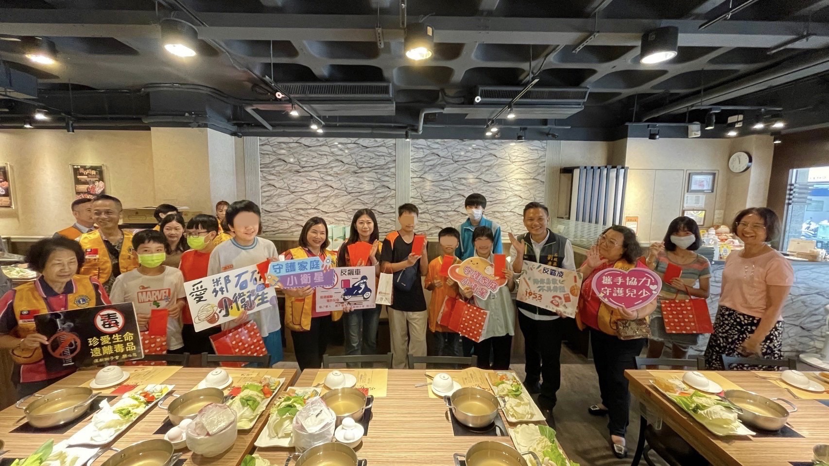 關懷石碇兒少 「蓮新獅子會」請小衛星家庭吃火鍋，盼拋磚引玉關心偏區弱勢AI主播「公 ...
