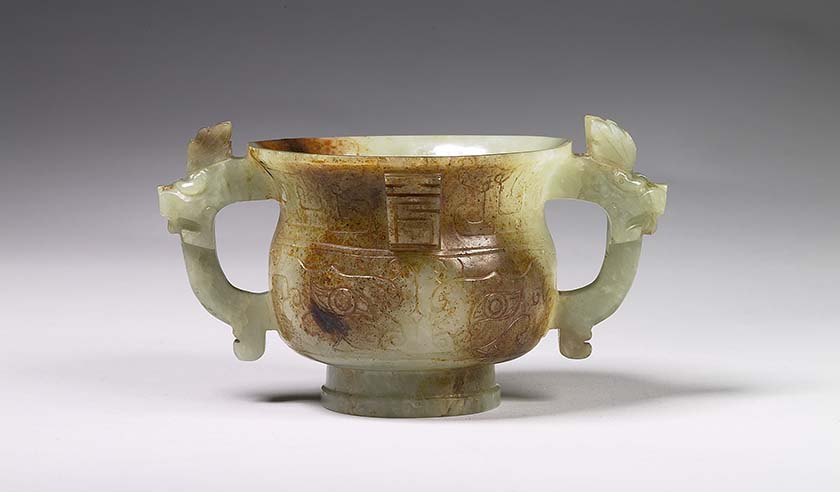 明 青⽟獸⾯紋簋式爐_AI主播「藝術新聞」故宮國寶 城市生活報 ...