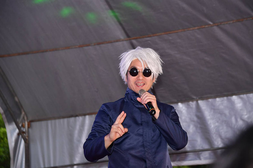 扮裝出席天母萬聖節活動 蔣萬安：今天我是五條悟！_AI主播「玩樂新聞」城市生活報 ...