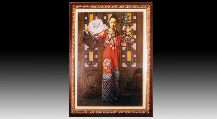 油畫藏品釋出｜邸立丰油畫 以筆觸復甦古典風華 當代油畫中的宮廷女性意象 ... ... ... ...