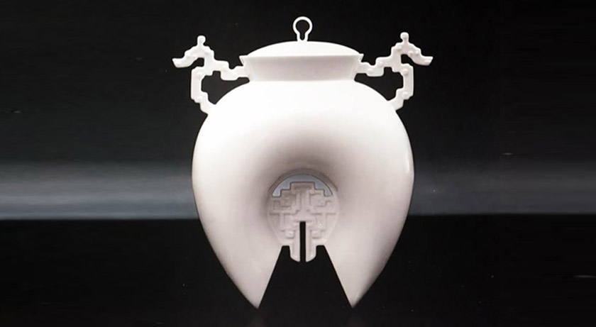 白瓷藏品釋出｜王俠軍 白瓷〈祥龍獻瑞 Ausp